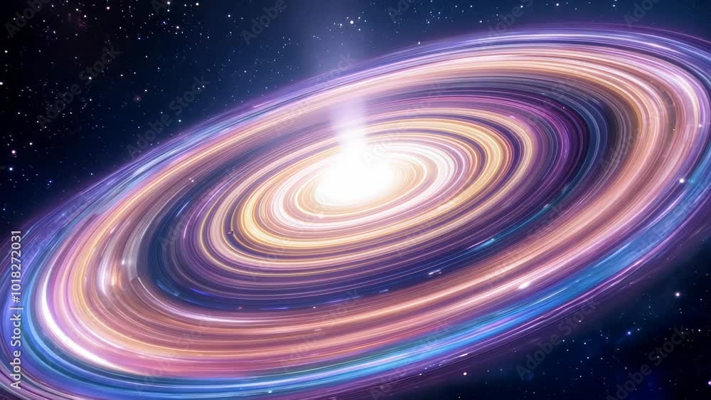 Spiral Galaxy in Space