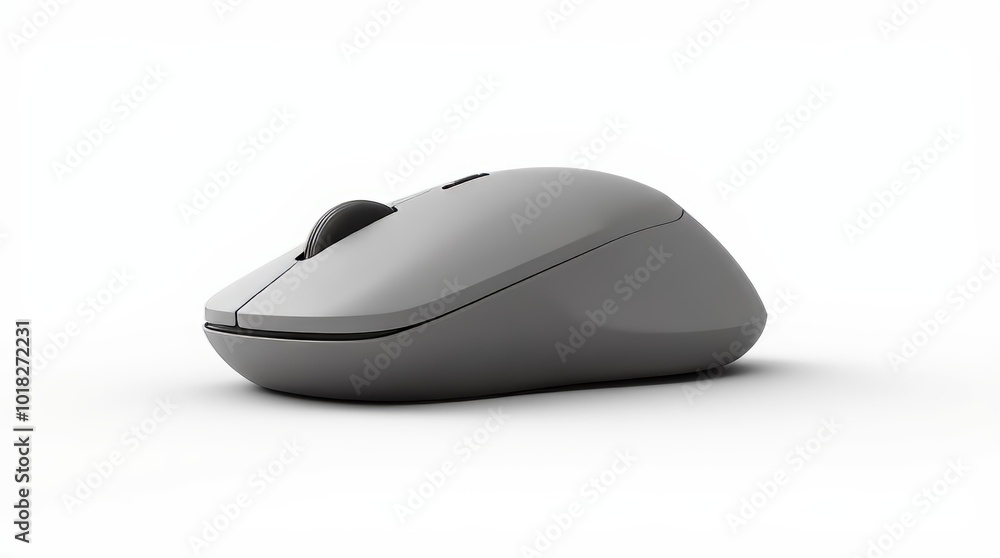 Gray Wireless Computer Mouse Designed for Ergonomic Comfort and Seamless Navigation at Home or Office Gray Wireless Computer Mouse Designed for Ergonomic Comfort and Seamless Navigation at Home or Office