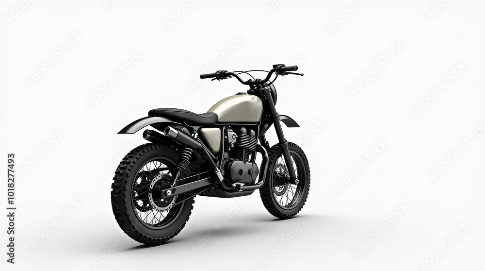 A Sleek Custom Motorcycle on Display in a Studio Setting Showcasing Modern Design and Craftsmanship A Sleek Custom Motorcycle on Display in a Studio Setting Showcasing Modern Design and Craftsmanship
