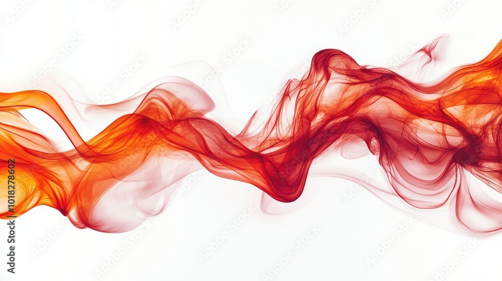 Flickering red flames dancing dynamically against a white backdrop, capturing the heat and energy of fire Flickering red flames dancing dynamically against a white backdrop, capturing the heat and energy of fire