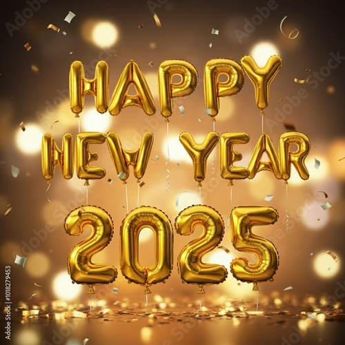 Obraz na płótnie new year 2025