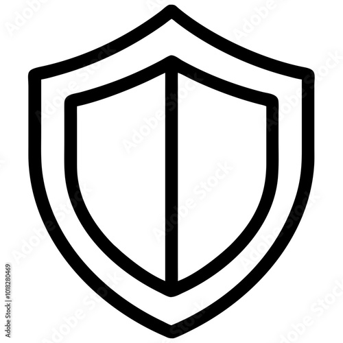 Security shield business icon, representing protection and safety in operations