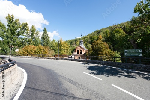 Eighteenth-century Hermitage of Our Lady of the Oaks in Villanueva de Cameros, La Rioja photo