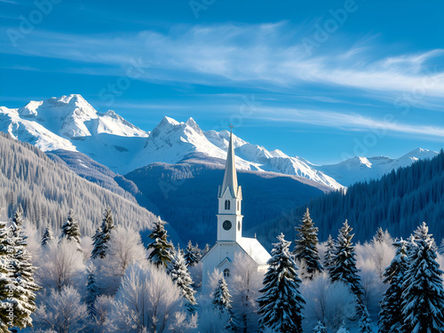 church in the mountains