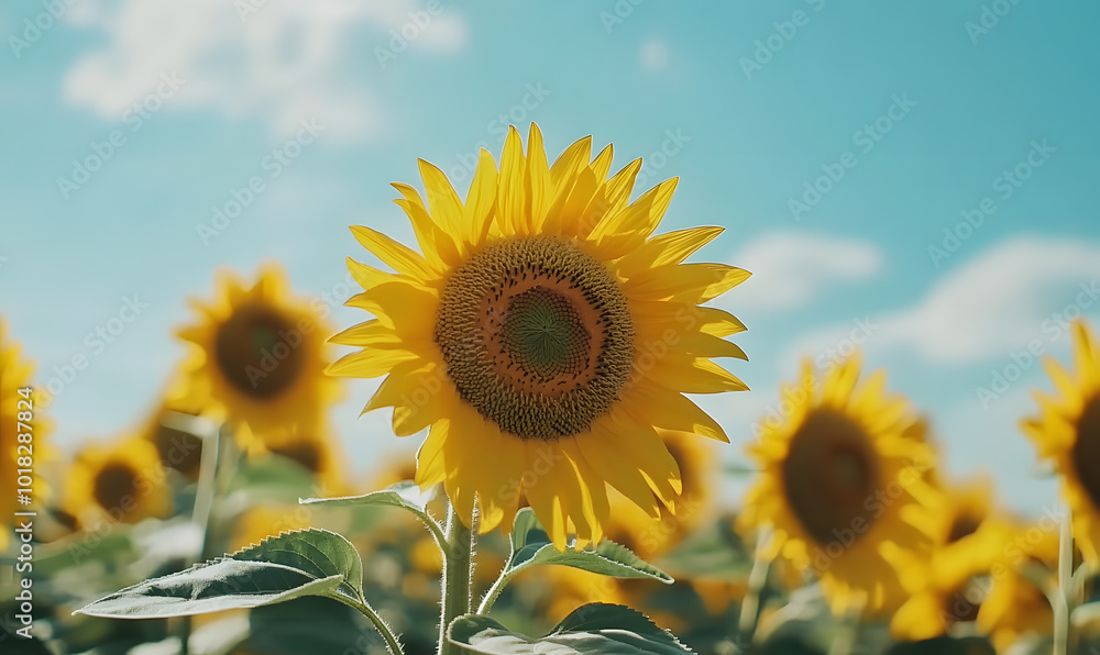 Fototapeta premium Dreamlike Landscapes and Mystical Gardens with Vibrant Flowers and Glowing Nature