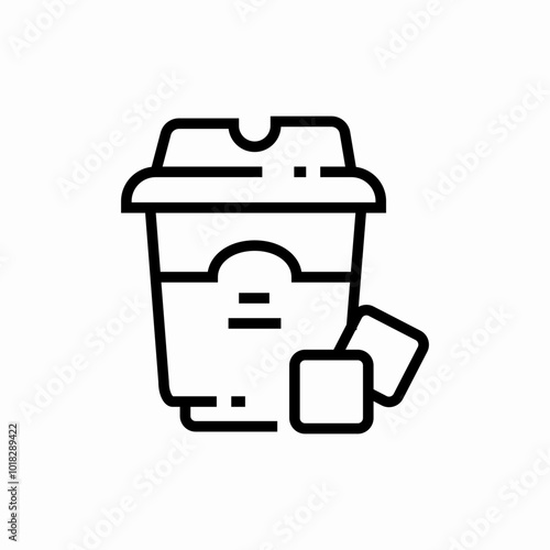 cold drink icon sign vector