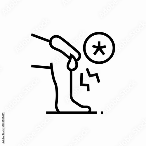 first aid with ice icon sign vector