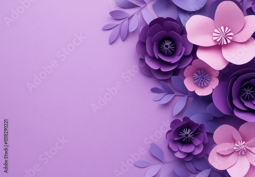 Photo of a minimalist purple background