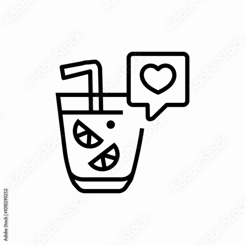 orange juice icon sign vector