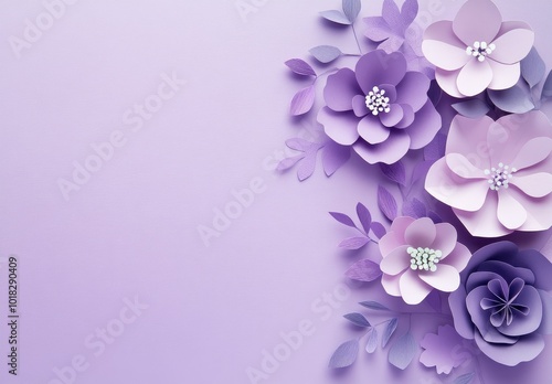Photo of a minimalist purple background