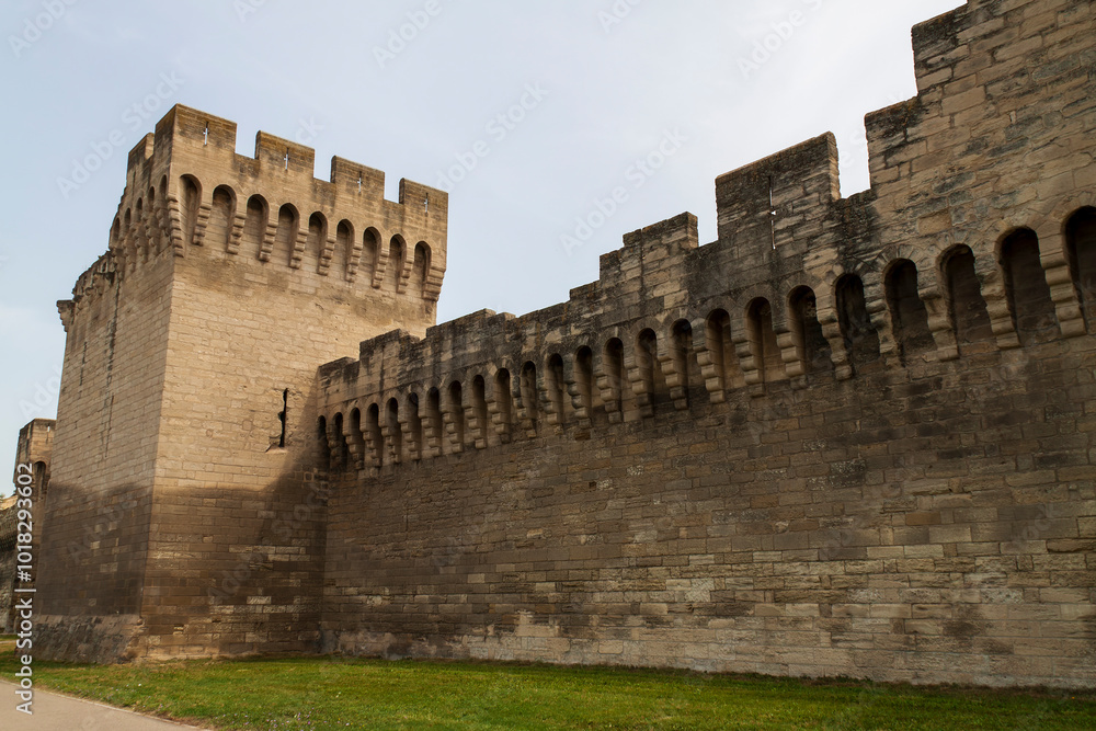 Fototapeta premium photographie de voyage, Avignon, la cité des papes, France, tourisme, touristique, patrimoine Français 