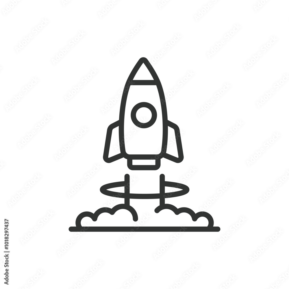 Start up, in line design. Start up, new business, entrepreneurship, innovation, startup launch, business growth, startup idea on white background vector. Start up, in line design editable stroke icon Start up, in line design. Start up, new business, entrepreneurship, innovation, startup launch, business growth, startup idea on white background vector. Start up, in line design editable stroke icon