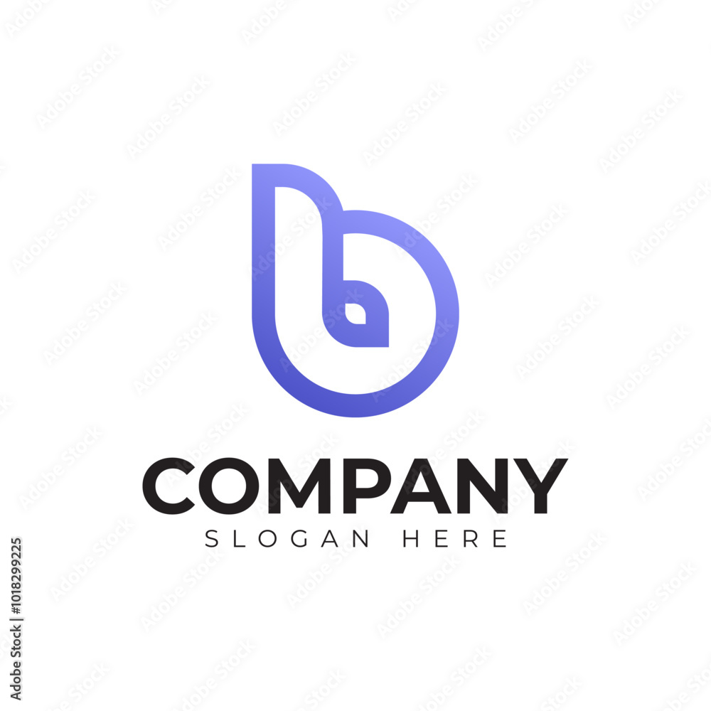 vector letter b logo premium template vector letter b logo premium template