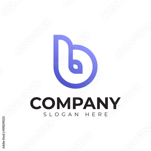 vector letter b logo premium template