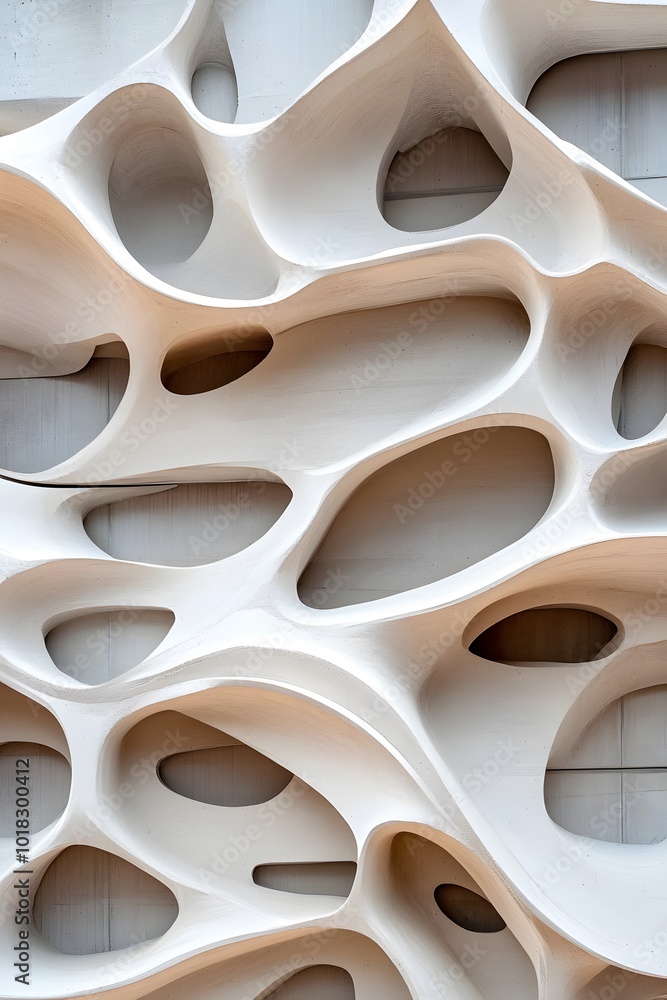 Abstract Concrete Wall with Geometric Shapes. Abstract Concrete Wall with Geometric Shapes.