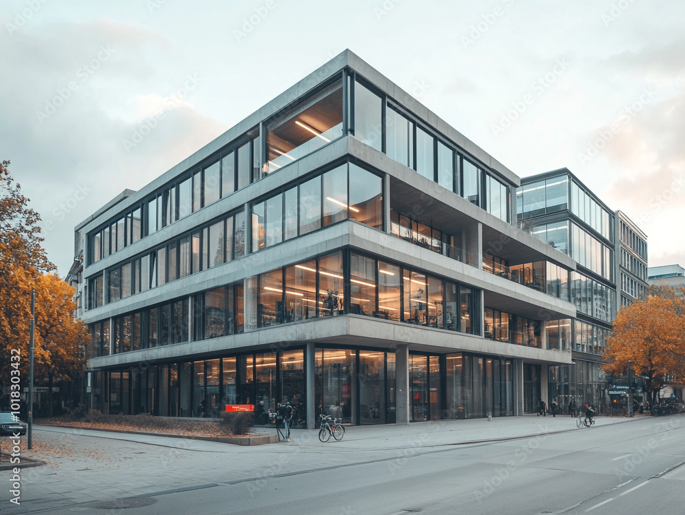 Obraz premium Modern office building