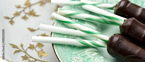 Chocolate Covered Straws