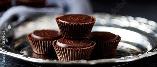 Chocolate Delights on Silver Tray