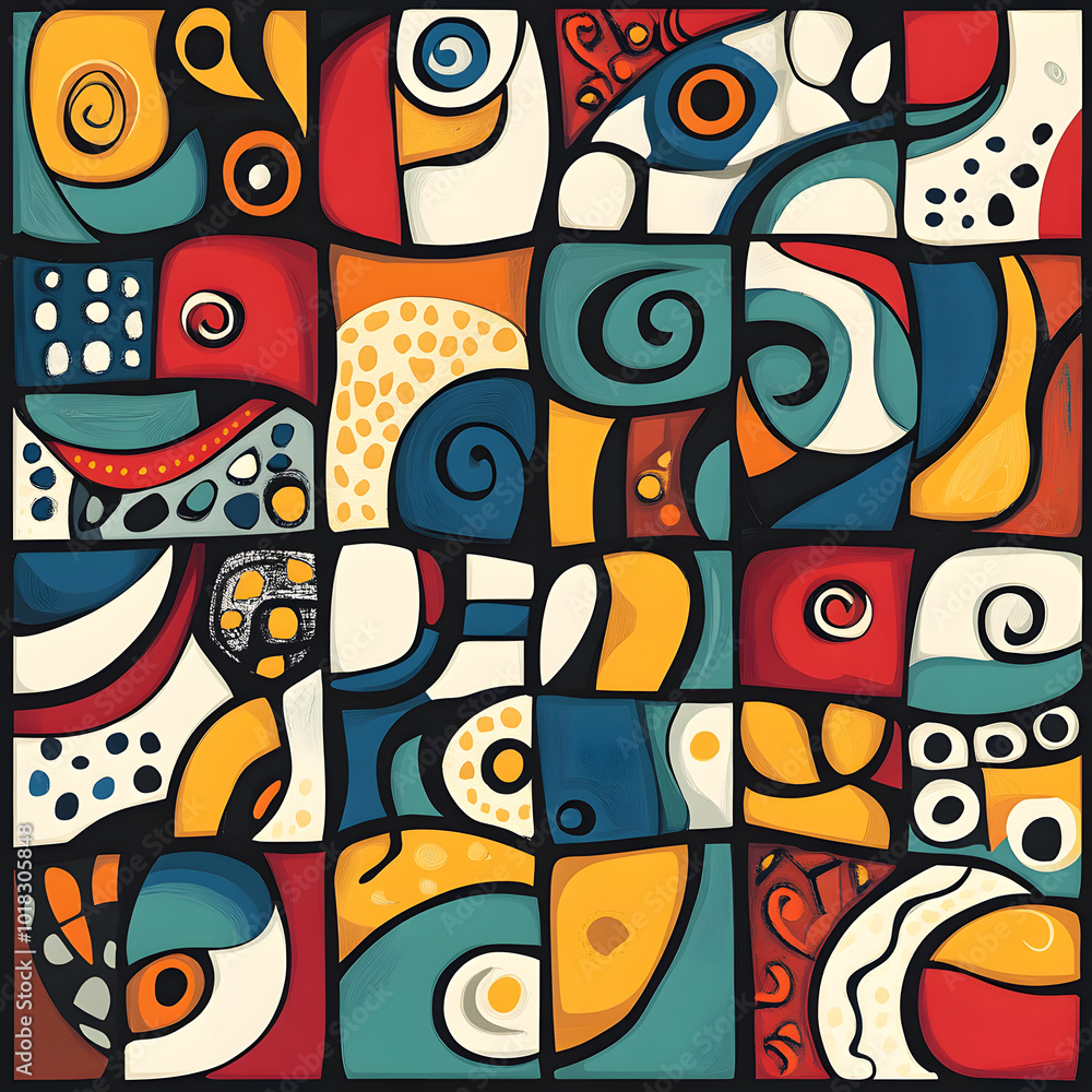 Hand-drawn 2D Doodle Tile and Carpet Patterns with White Borders – Geometric, Floral, and Abstract Designs Hand-drawn 2D Doodle Tile and Carpet Patterns with White Borders – Geometric, Floral, and Abstract Designs