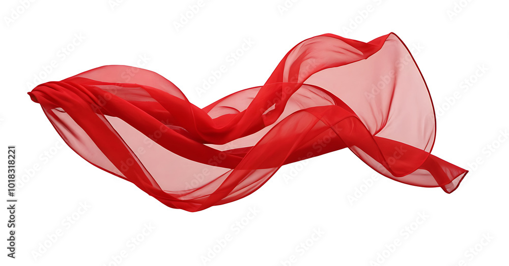 A vibrant red silk fabric swoops and swirls, adding a touch of elegance and movement to designs.** A vibrant red silk fabric swoops and swirls, adding a touch of elegance and movement to designs.**