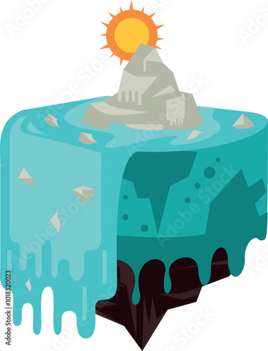 climate change melting of glaciers