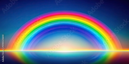 abstract rainbow gradient panorama background