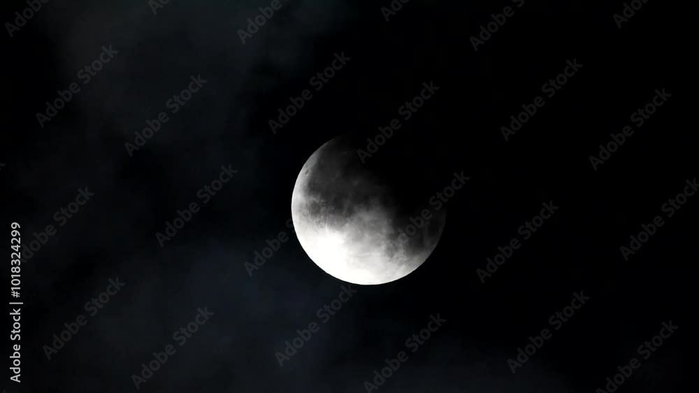 Partial lunar eclipse Full moon and lunar eclipse Full moon between the clouds Super moon 2024 full moon in the night Partial lunar eclipse Full moon and lunar eclipse Full moon between the clouds Super moon 2024 full moon in the night