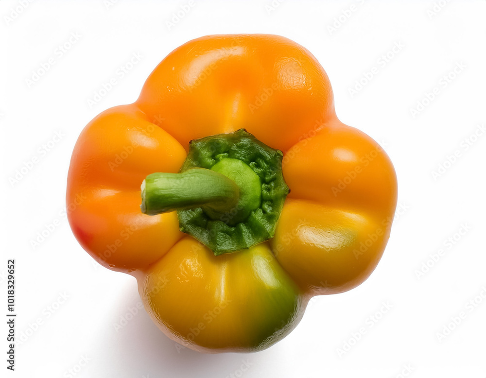 Sweet pepper, isolated on a clean white background Sweet pepper, isolated on a clean white background