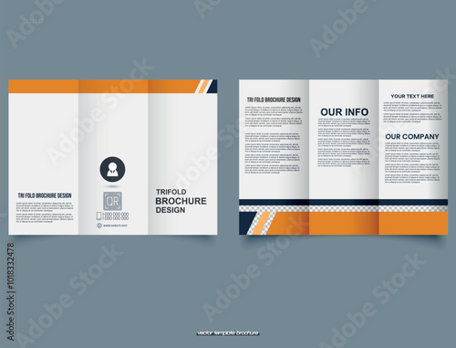 Explore our Modern TriFold Brochure Template Design that is perfect for your business needs. A stylish and contemporary trifold brochure design featuring vibrant colors and a clean, organized layout