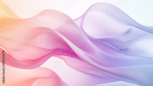 Abstract Wave Pattern in Soft Minimalist Design