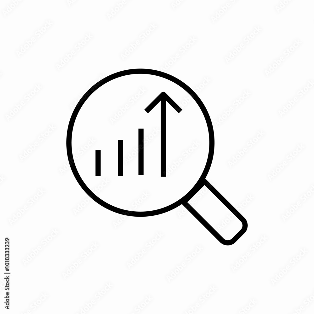 market research icon sign vector market research icon sign vector