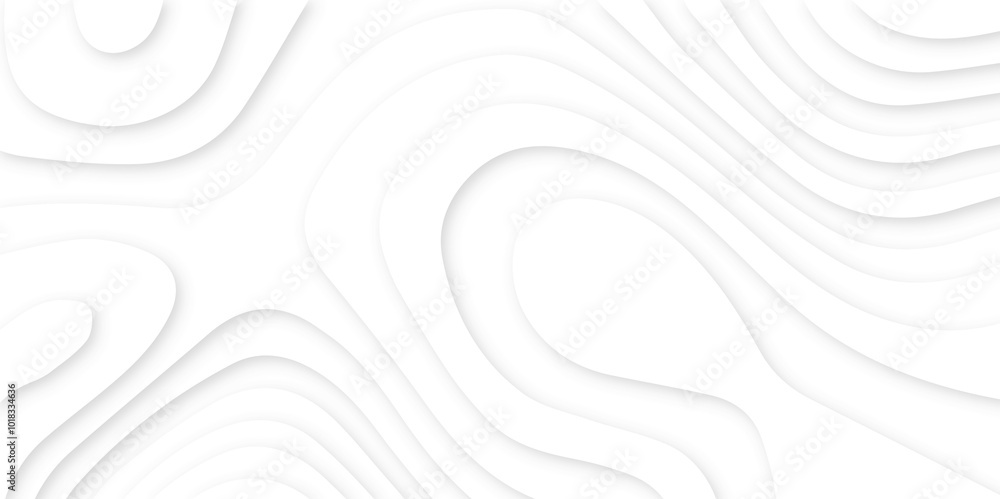 Abstract White paper cut background with lines.3d realistic papercut decoration textured with wavy layers. modern wallpaper texture and 3d realistic design use for banner flyers, posters. Abstract White paper cut background with lines.3d realistic papercut decoration textured with wavy layers. modern wallpaper texture and 3d realistic design use for banner flyers, posters.