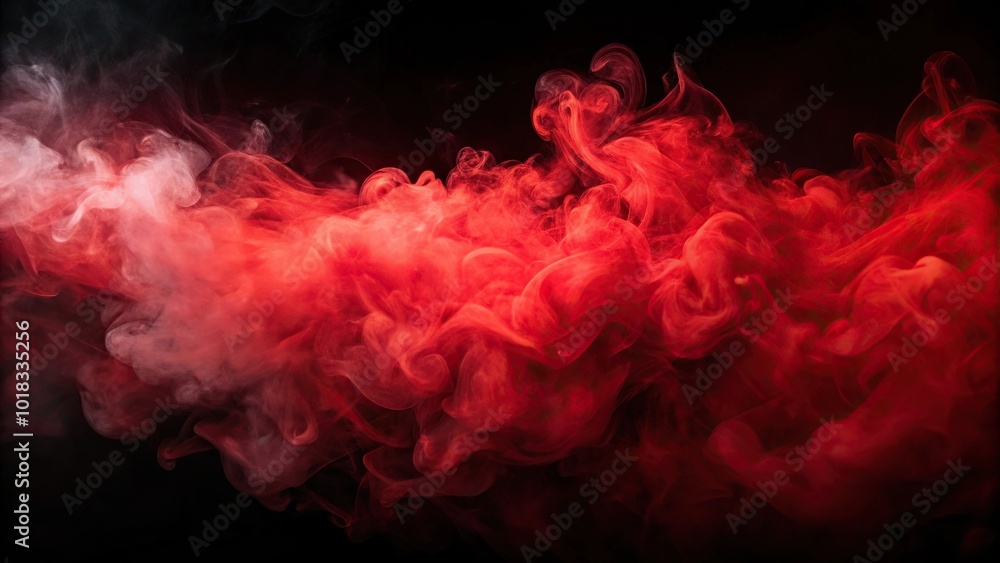 Abstract red smoke mist fog on black background Abstract red smoke mist fog on black background