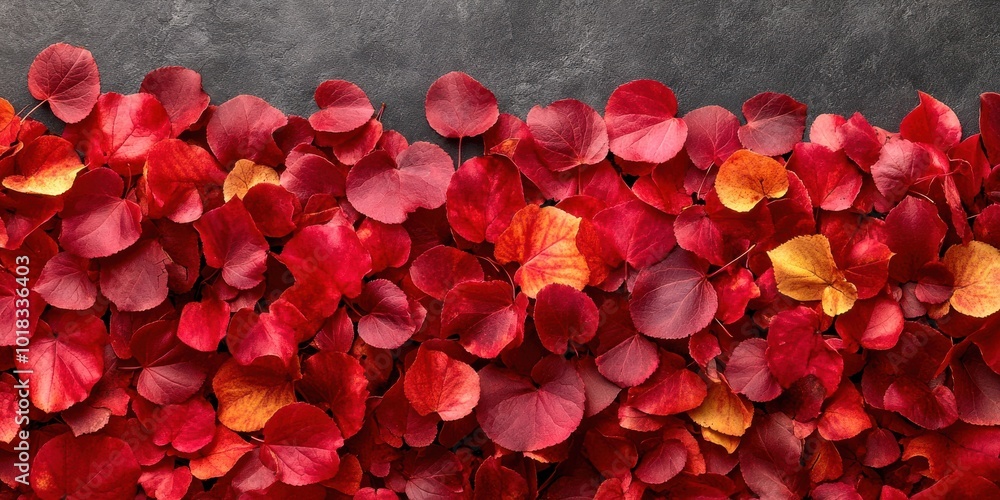 Vibrant Autumn Leaves Against a Dark Background, a Stunning Display of Nature's Palette Vibrant Autumn Leaves Against a Dark Background, a Stunning Display of Nature's Palette