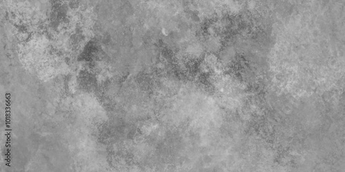 Abstract Concrete wall white color for background. Monochrome texture with white and gray color. Old grunge textures with scratches and cracks.