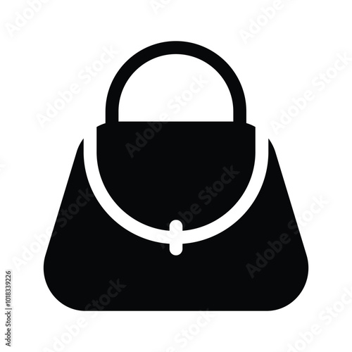A handbag or purse representing fashion, accessories, or shopping icon