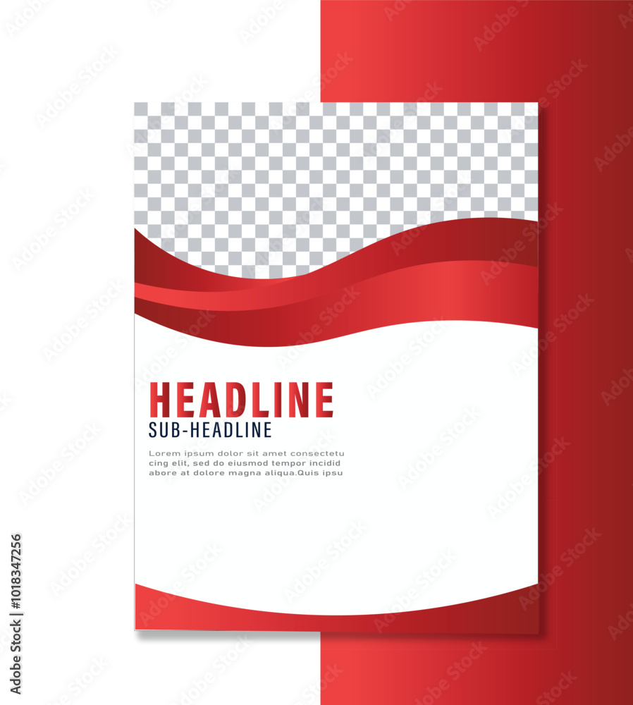 Naklejka premium Brochure design, cover modern layout, annual report, poster, flyer in A4