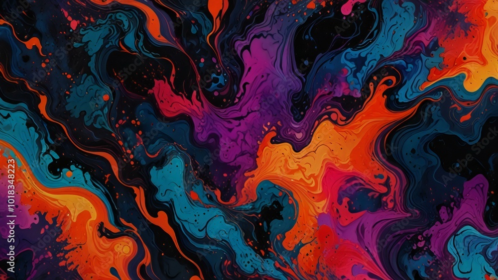 abstract colorful background with waves abstract colorful background with waves