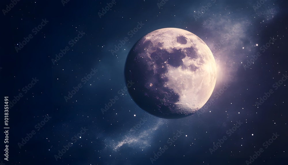 Obraz premium moon and stars