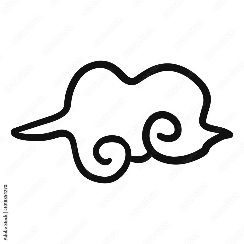illustration of Cloud illustration of Cloud