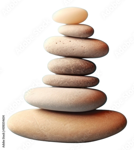 PNG Pebble simplicity zen-like balance. photo