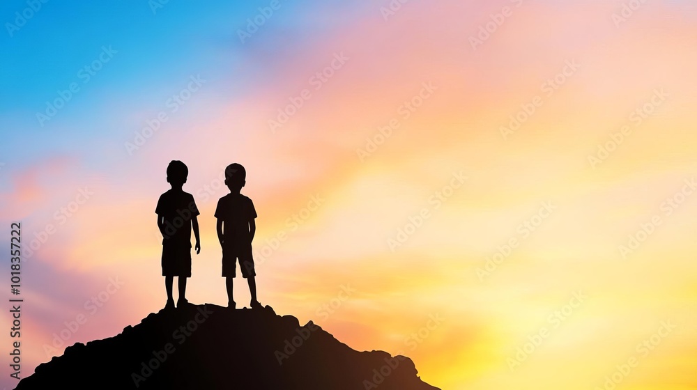 Fototapeta premium hope in future generation change leadership