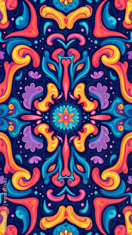 Pattern ornament created by artificial intelligence Pattern ornament created by artificial intelligence
