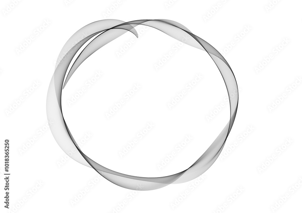 circular design of black smoke on blank background circular design of black smoke on blank background