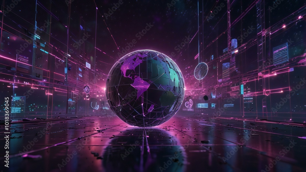 background with globe background with globe