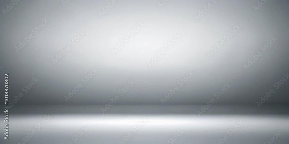 Abstract studio background with gradient silver gray wall reflected Abstract studio background with gradient silver gray wall reflected