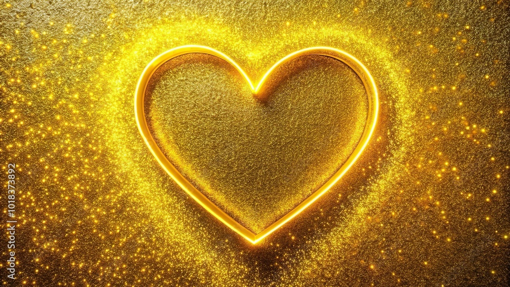 neon yellow heart on vertical wallpaper with yellow glitter burst neon yellow heart on vertical wallpaper with yellow glitter burst