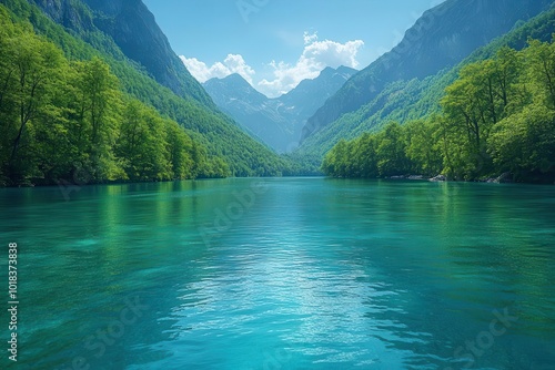 hydropower facility showcasing turbines in action surrounded by lush landscapes the image emphasizes the importance of renewable energy while highlighting natures beauty and balance