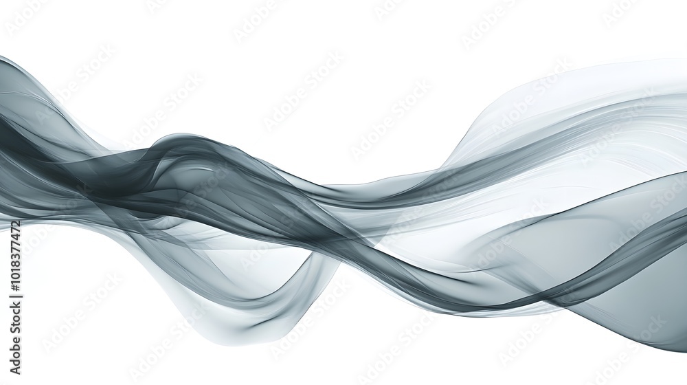 Obraz premium Abstract Grey Wave Background