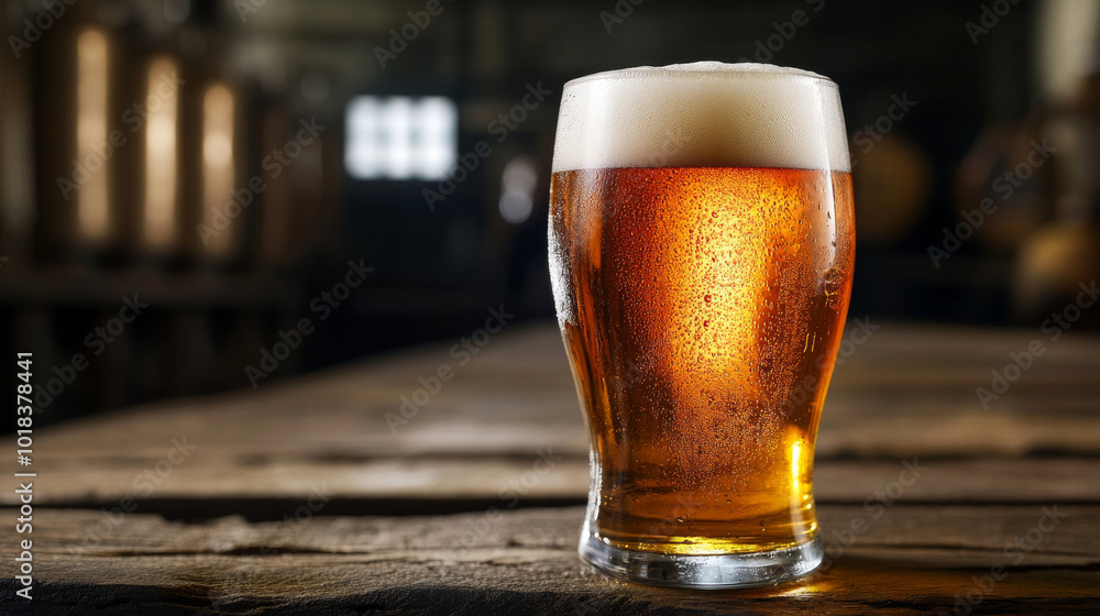 Refreshing Craft Beer in a Chilled Glass A Perfect Drink for Any Occasion Refreshing Craft Beer in a Chilled Glass A Perfect Drink for Any Occasion